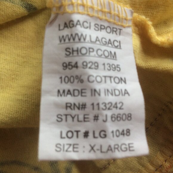 Lagaci Sport Yellow Floral Retro Smocked Back Babydoll Longline Tank Top Size XL - Picture 4 of 5